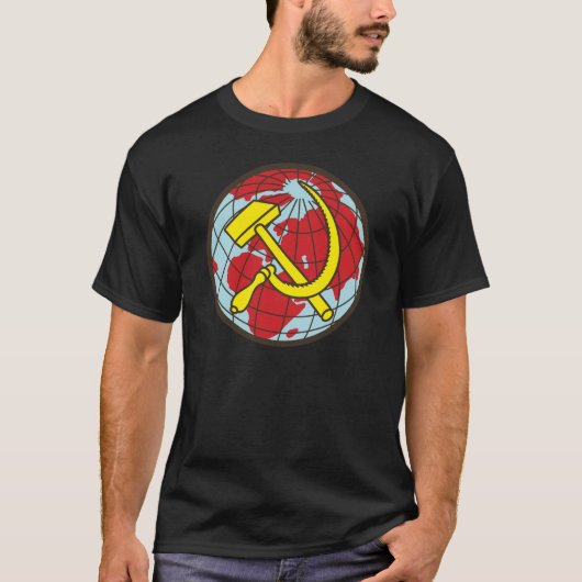 Hammer and Sickle - Communist World T-shirt (Voorkant)