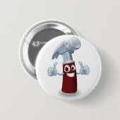 Hammer cartoon ronde button 5,7 cm (Voorkant /achterkant)