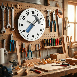 Hammer Clock Grote Klok