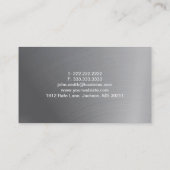 Hammer Construction Metal Texture visitekaartje (Achterkant)