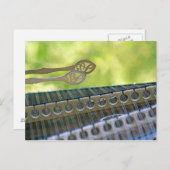 Hammer Dulcimer Mallets Briefkaart (Voorkant / Achterkant)