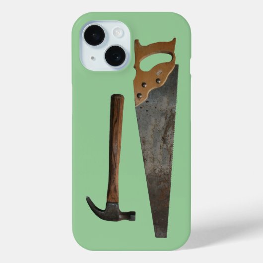 Hammer en Saw Case-Mate iPhone Case (Achterkant)