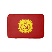 Hammer en Sickle Badge Badmat (Voorkant)