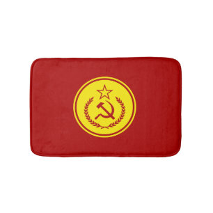 Hammer en Sickle Badge Badmat