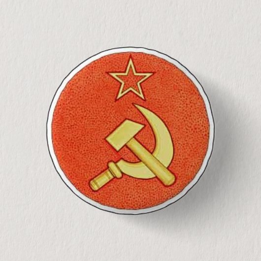 Hammer en Sickle Button (Voorkant)
