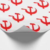 Hammer en Sickle Cadeaupapier (Hoek)