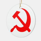 Hammer en Sickle Keramisch Ornament (Links)