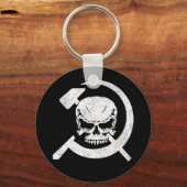 Hammer en Sickle met Skull Sleutelhanger (Voorkant)