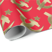 Hammer en sikkel cadeaupapier (Rol Hoek)