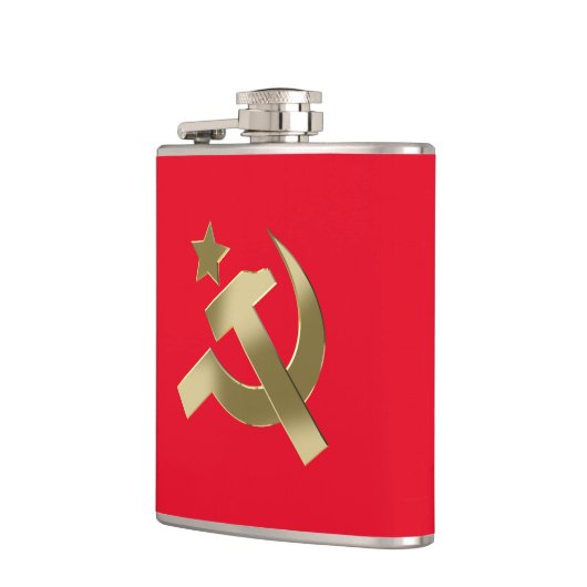 Hammer en sikkel heupfles (Links)