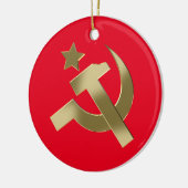 Hammer en sikkel keramisch ornament (Links)