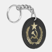 Hammer en sikkel sleutelhanger (Voorkant Links)