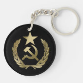 Hammer en sikkel sleutelhanger (Achterkant)