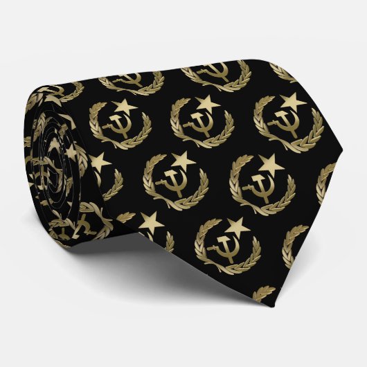 Hammer en sikkel stropdas (Opgerold)