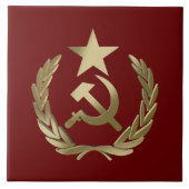 Hammer en sikkel tegeltje (Voorkant)