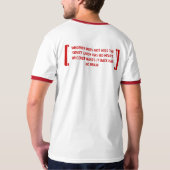 Hammer en sikkel uit de Sovjet-Unie - Gepersonalis T-shirt (Achterkant)