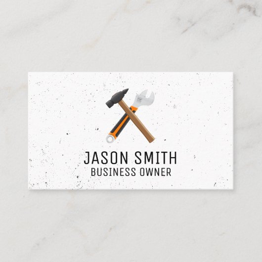 Hammer en WFrench | Bouw Visitekaartje (Voorkant)