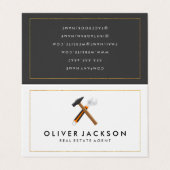 Hammer en WFrench | Bouw Visitekaartje (Buitenkant ongevouwen)