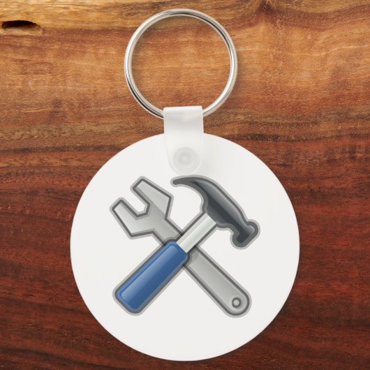 Hammer en WFrench Sleutelhanger (Voorkant)