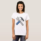Hammer en WFrench T-shirt (Voorkant volledig)