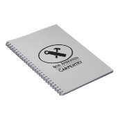 Hammer- en Zaagontwerp Notitieboek (Rechterzijde)
