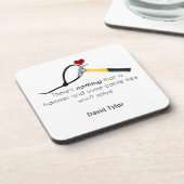 Hammer en zap-riem drankjes onderzetter (Linkerzijde)