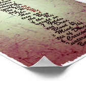 Hammer Films Hammer Poster is rood, zwart, sepia (Hoek)