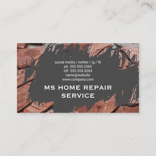 Hammer | Frankrijk | Stone Laying Visitekaartje (Achterkant)