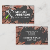 Hammer | Frankrijk | Stone Laying Visitekaartje (Voorkant / Achterkant)