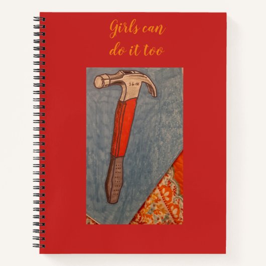 Hammer Girl Power Spiral Notitieboek (Voorkant)