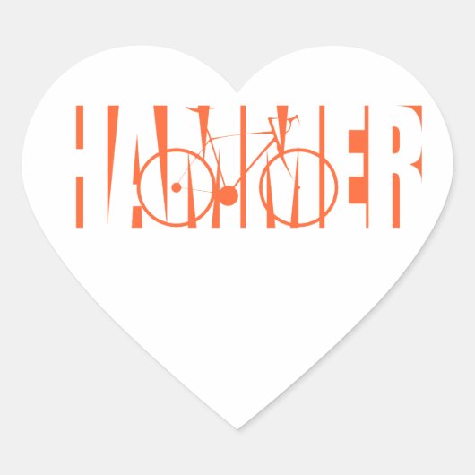 Hammer Hart Sticker (Voorkant)