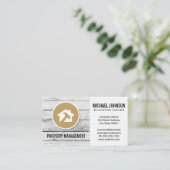 Hammer Home Logo | Houtpanelen Visitekaartje (Staand voorkant)