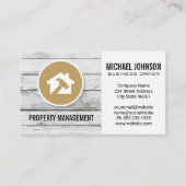 Hammer Home Logo | Houtpanelen Visitekaartje (Voorkant)