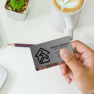 Hammer Home Logo   Metaalhout Visitekaartje