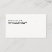 Hammer House Logo | reparateur | QR gecodeerd Visitekaartje (Achterkant)