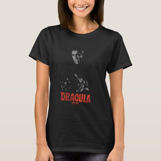 Hammer House of Horror Christopher Lee Dracula T-shirt (Voorkant)