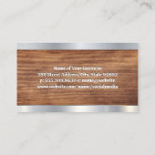 Hammer | Hout en metalen Visitekaartje (Achterkant)