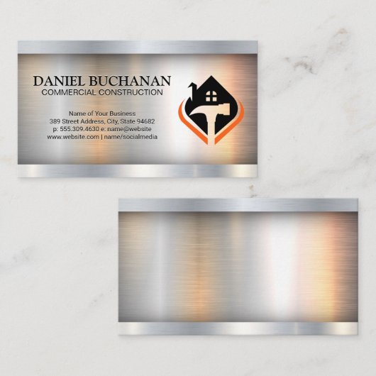 Hammer Metallic Industrial Visitekaartje
