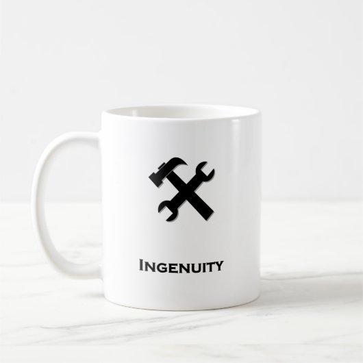 Hammer Moersleutel Ingenuity zwart Koffiemok (Links)