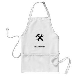 Hammer Moersleutel Teamwork zwart Standaard Schort