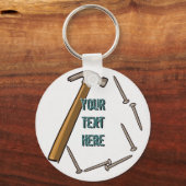 Hammer & Nails Sleutelhanger (Voorkant)