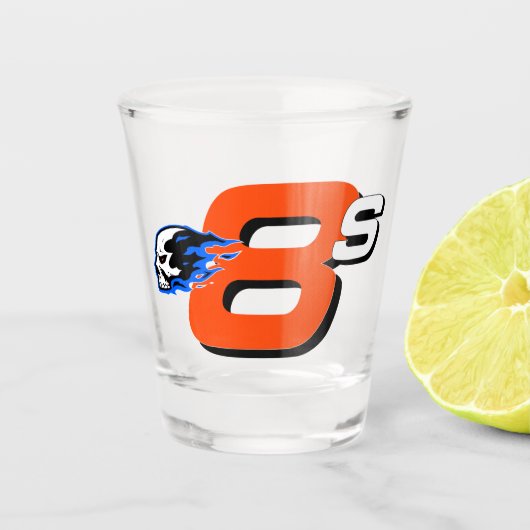 Hammer Racing Shot Glass Glas (Voorkant)