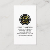 Hammer Roof Building Reparaties Visitekaartje (Achterkant)