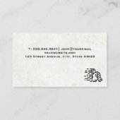 Hammer Saw | Grunge-achtergrond Visitekaartje (Achterkant)