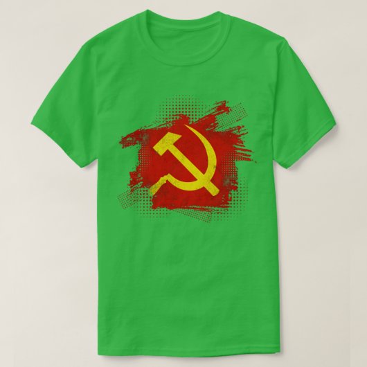 Hammer Sickle communisme van de Sovjet-Unie T-shirt (Design voorkant)