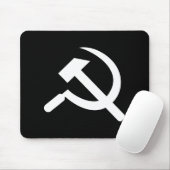 Hammer & Sickle Pictogram Mousepad Muismat (Met muis)
