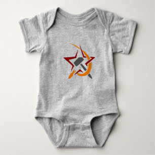 HAMMER SICKLE RED STAR ROMPER