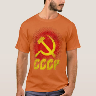 Hammer Sickle Sovjet-Unie CCCP communisme T-shirt