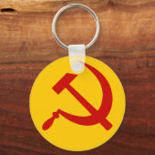 Hammer & sikkel (rode) sleutelhanger (Voorkant)
