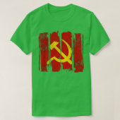 Hammer Sikkel Sovjet-Unie Communisme 1 T-shirt (Design voorkant)